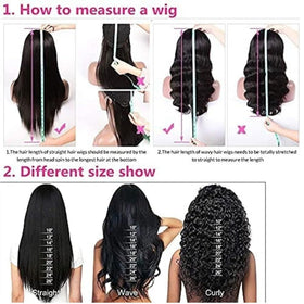 Pinketer wig package includes caps, lashes, and lace band
