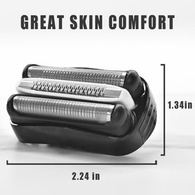 Pinkind 32B shaver head is waterproof for wet and dry use with Braun Series 3