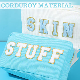 Pinkunn soft washable material and smooth zipper keep contents secure.