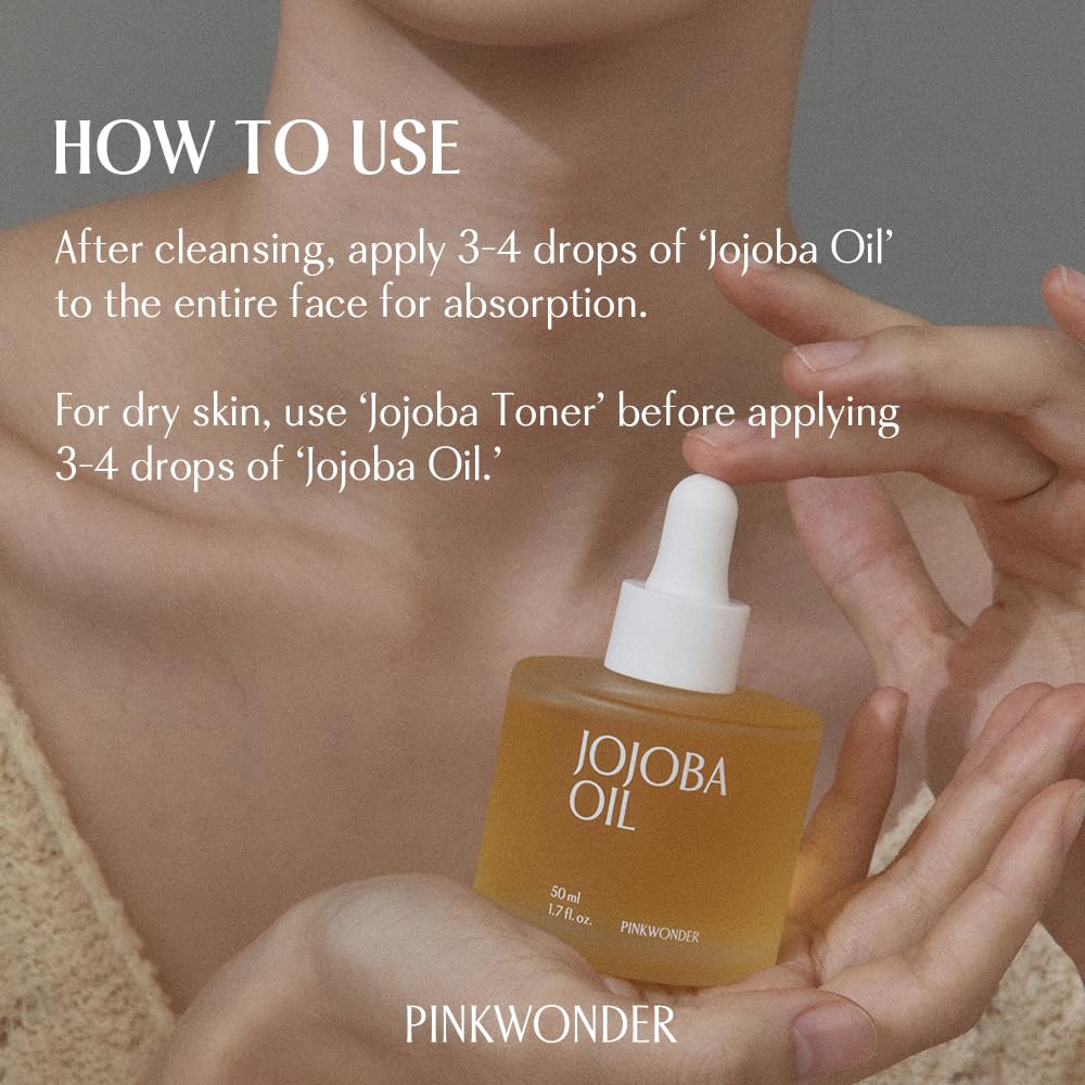 PINKWONDER Jojoba Oil for Gua Sha use supports facial massage routines