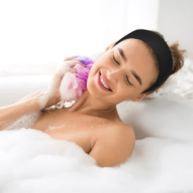 Pinkxhy disposable headband black pack supports daily spa and salon routines.