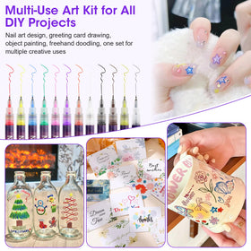 Pintada tweezer included for precise sticker application