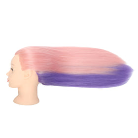 Pinzer mannequin head ideal for beginners and beauty school use