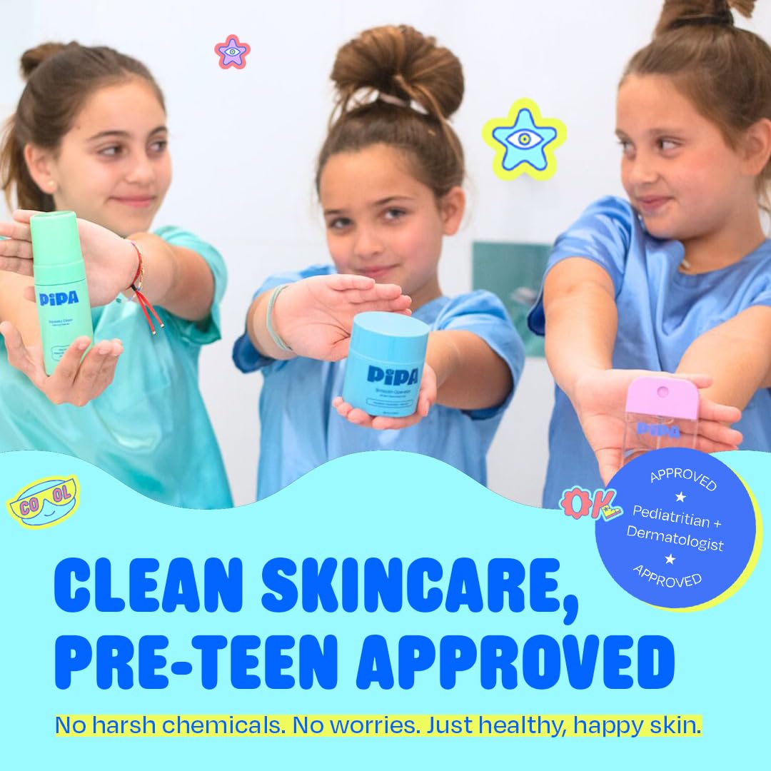 Pipa Clean Start bottle and mist shown in kid-friendly, simple design.