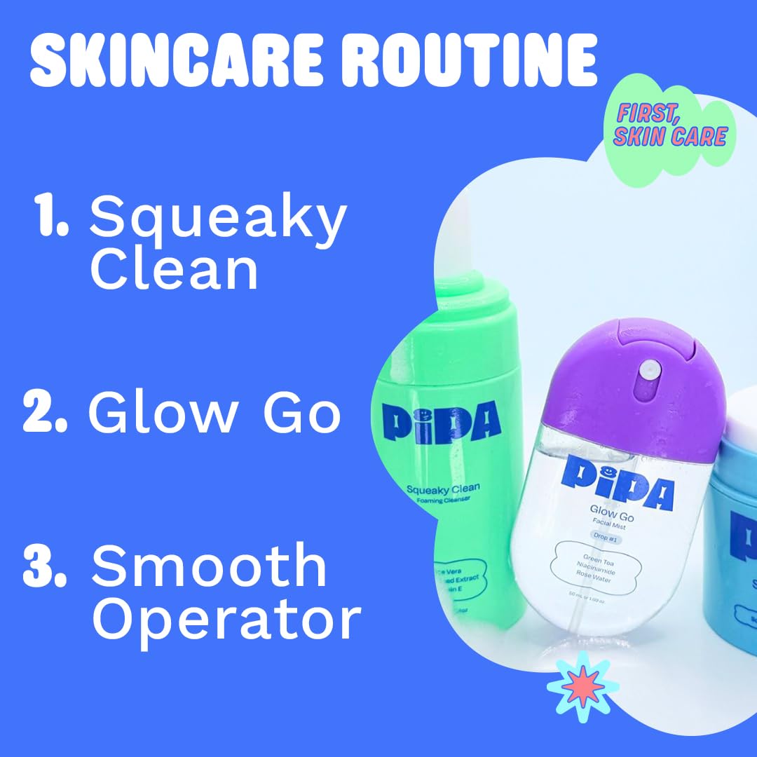 Pipa Clean Start moisturizer provides lightweight hydration for tweens.