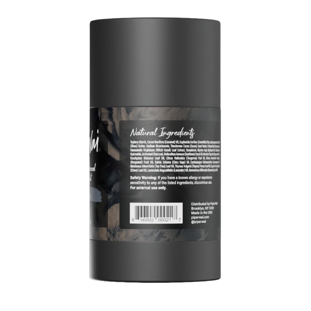 Vegan and cruelty-free badge on PiperWai deodorant product