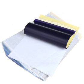 Pirate Face Tattoo transfer paper in 8.5x11 size enables precise stencil transfers for detailed designs.