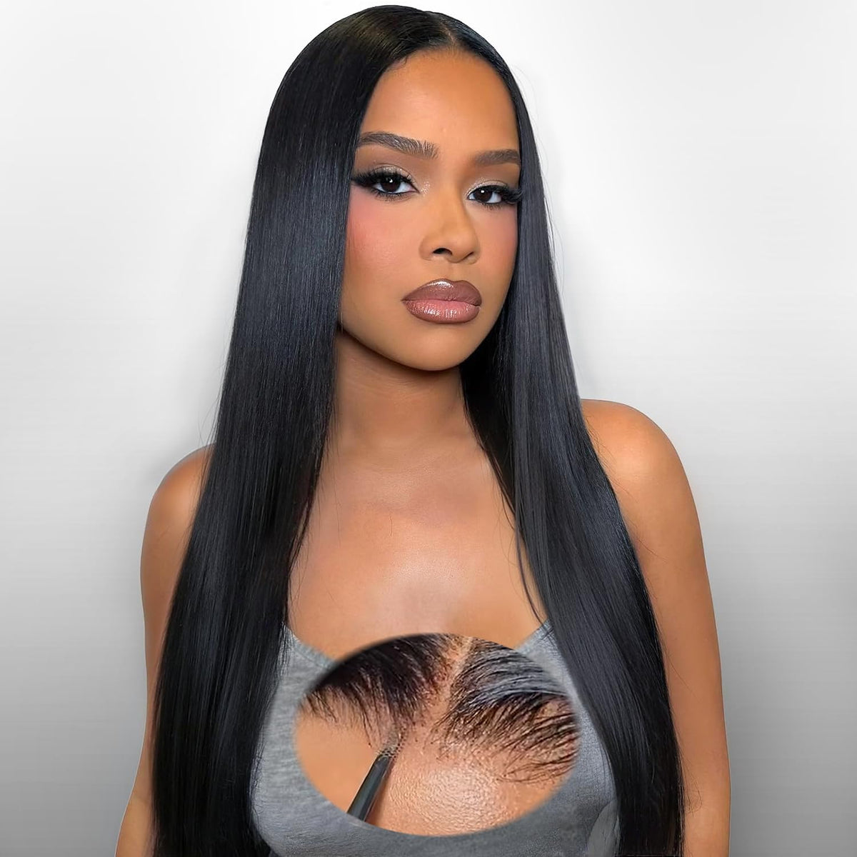PISRY Wear and Go glueless wig 6x4 lace front for fast, secure daily styling.