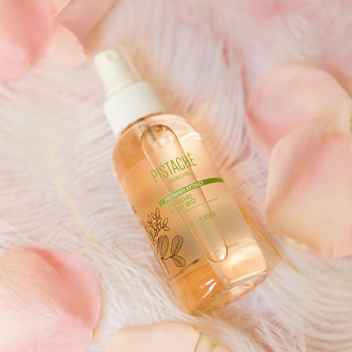 Pistache Skincare Legacy pistachio oil experience for hydrated, silky skin.