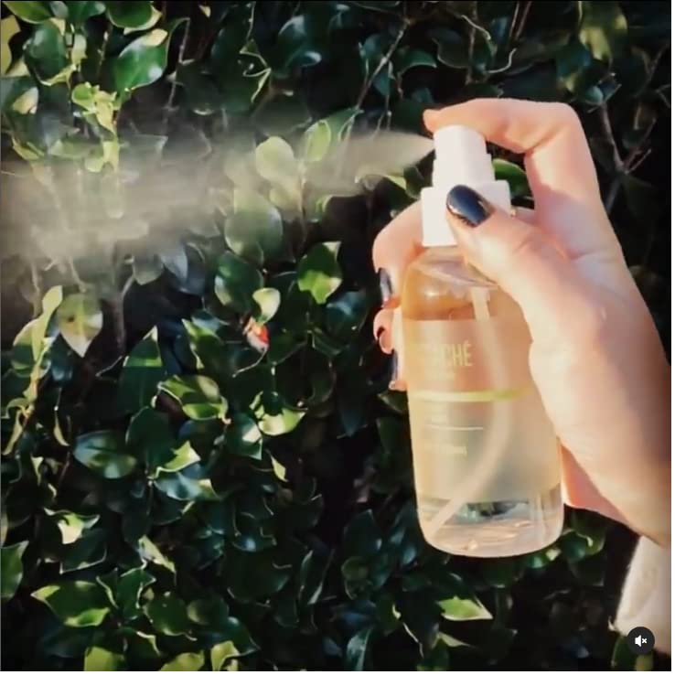Pistache Skincare On-the-Go fragrance spritz ready for travel and quick refresh.