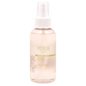 Pistache Skincare Pistachio Oil Body Mist bottle for portable hydration and fragrance.