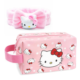 Piurlzw toiletry bag makeup with durable PU leather for travel and daily use