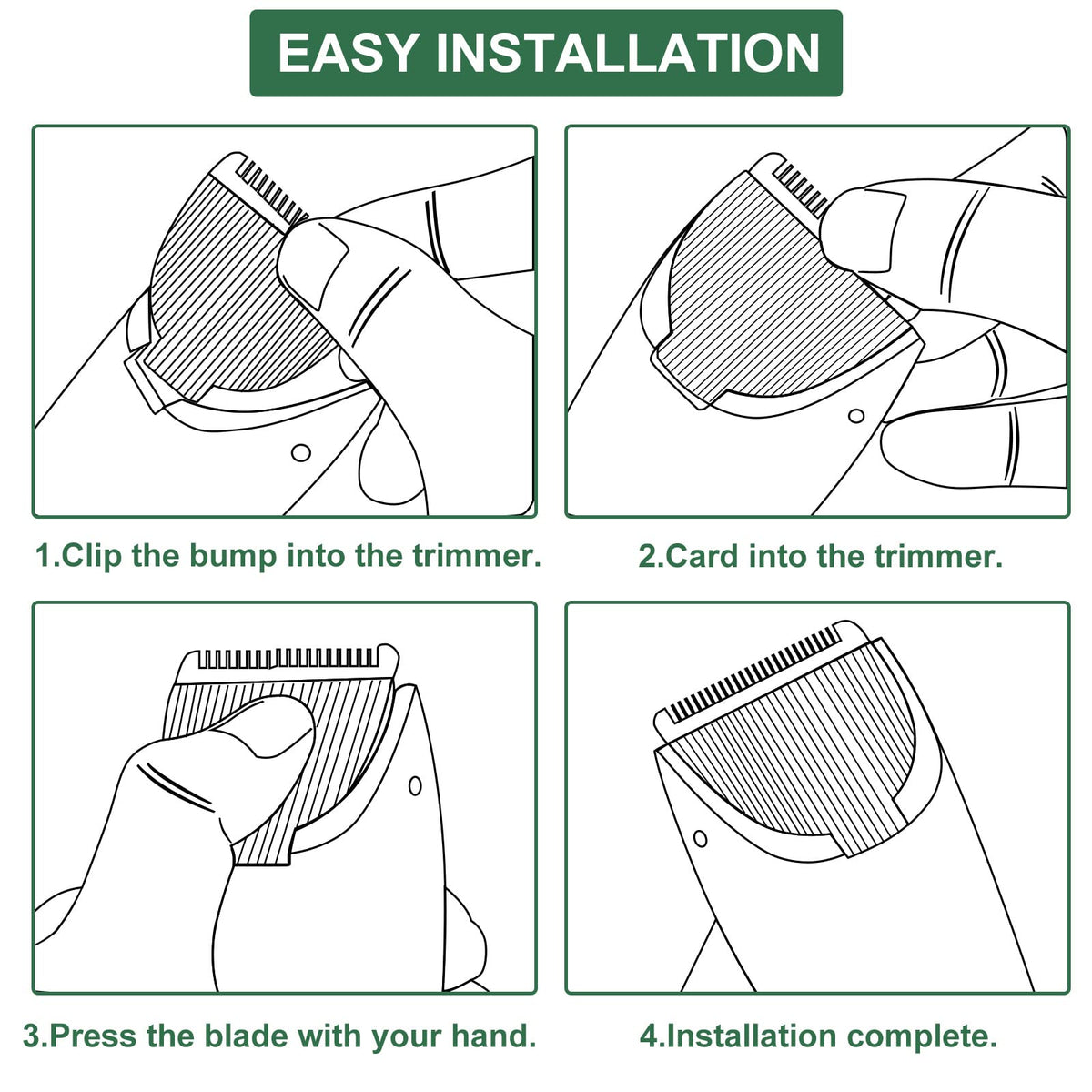 Piwerod long-lasting blades with 2-3 month replacement cadence.