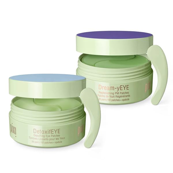 Pixi Day & Night Eye Patch Duo packaging front view for day and night use