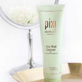 Before-after concept hints at brighter-looking skin.