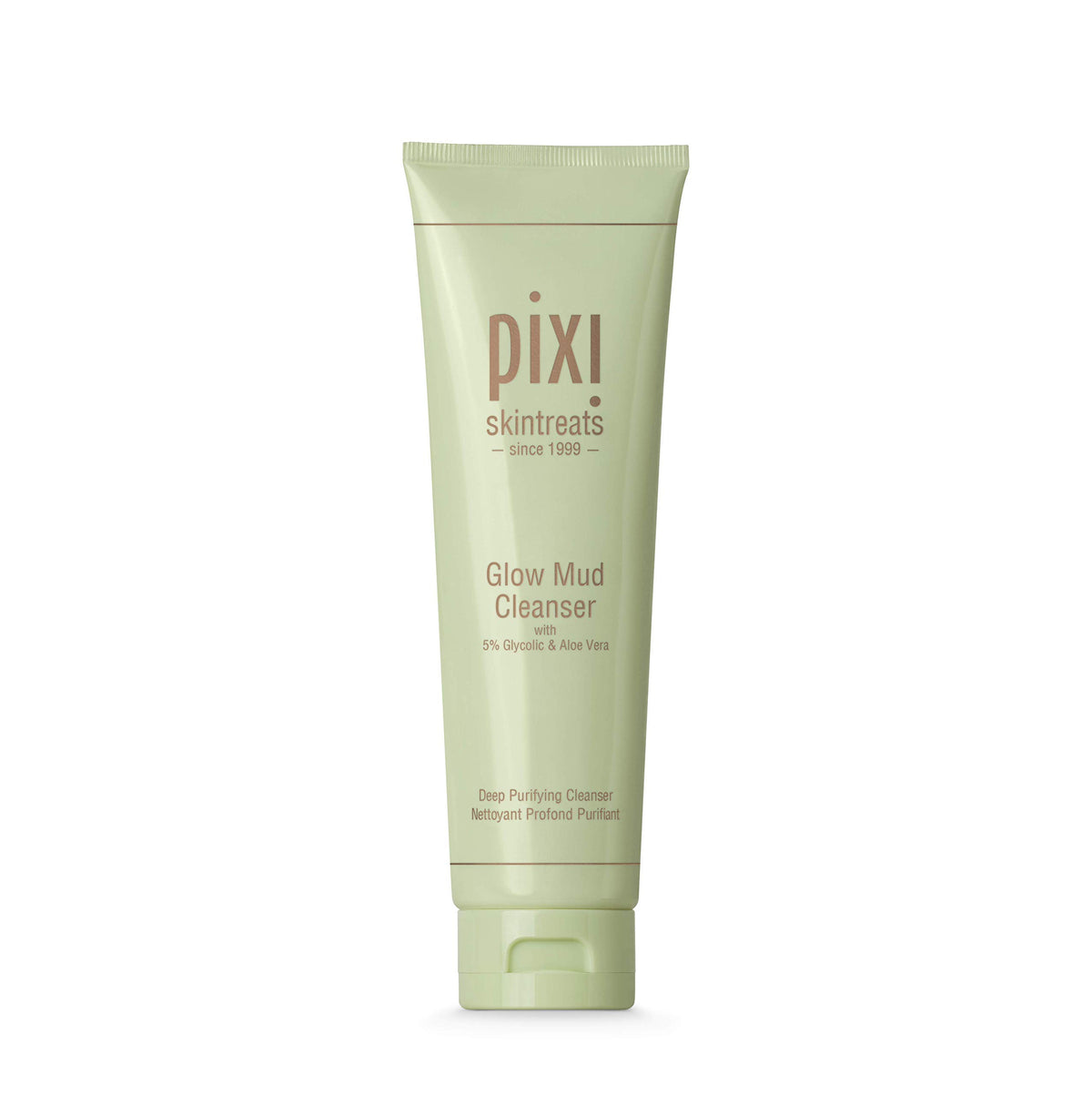 Pixi Glow Mud Cleanser packaging for a purified daily routine.
