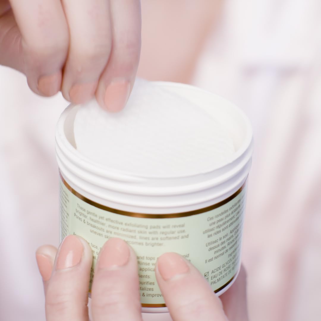 Pixi Glow Peel Pads bottle dispense shows easy, mess-free use.