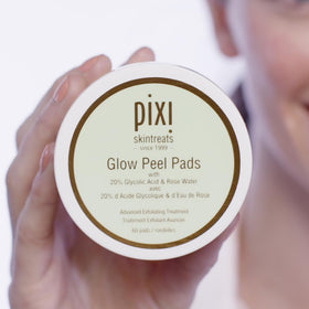 Pixi Glow Peel Pads hands application suggests full routine on hands.