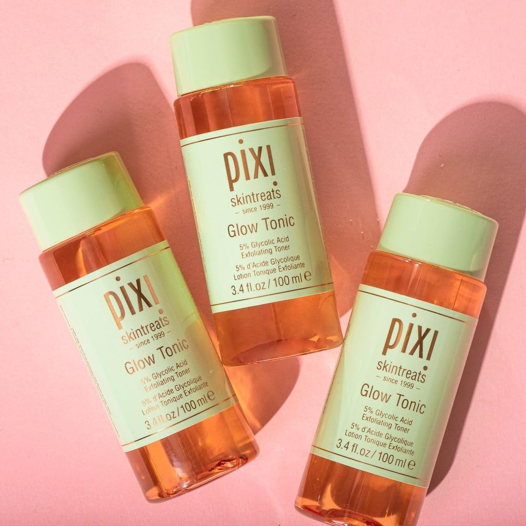Pixi Glow Tonic alcohol-free formula for all skin types.
