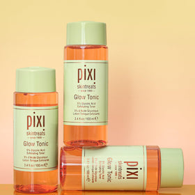 Pixi Glow Tonic near a moisturizer supporting layering.