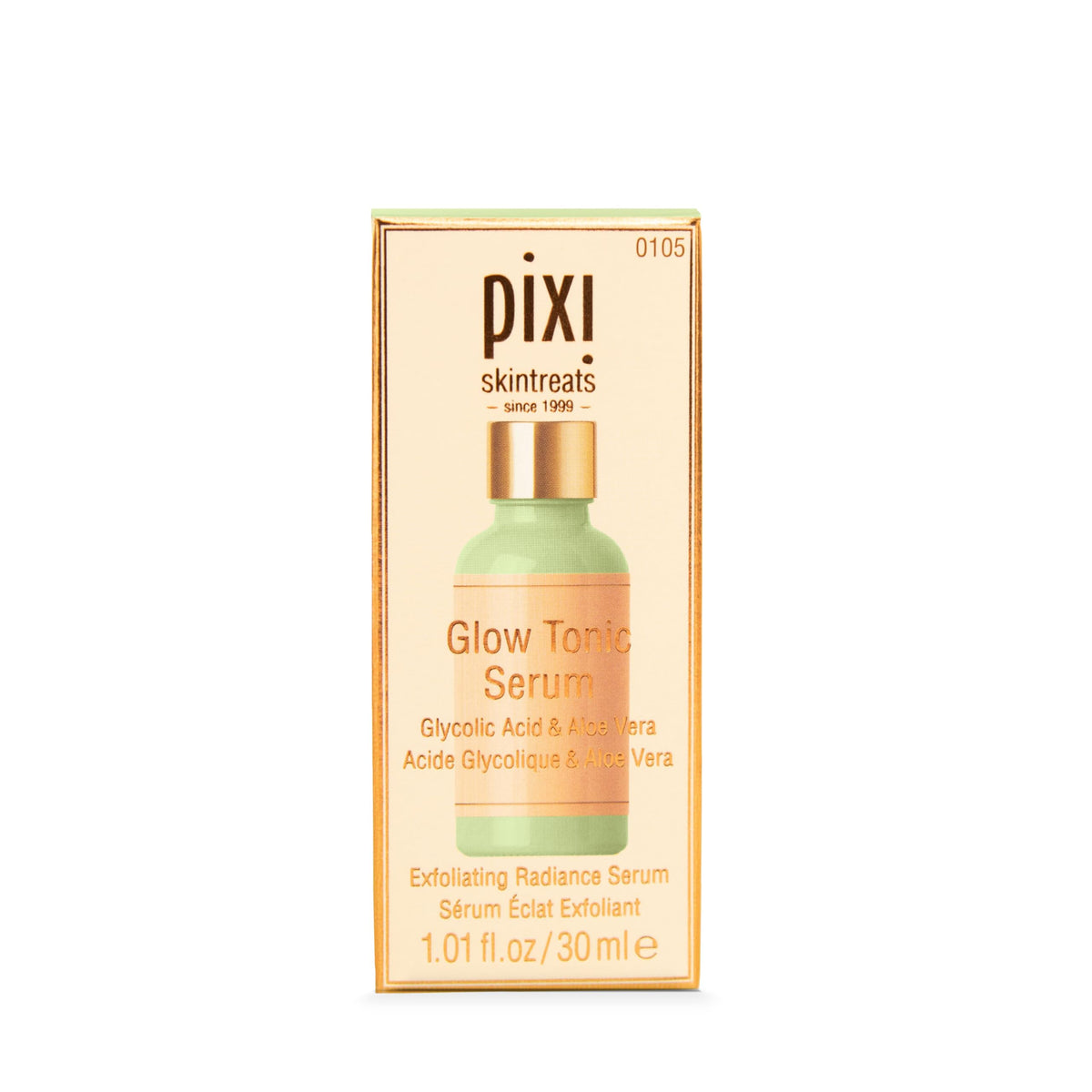 Pixi Glow Tonic Serum texture shot suggests fast absorbing daily use