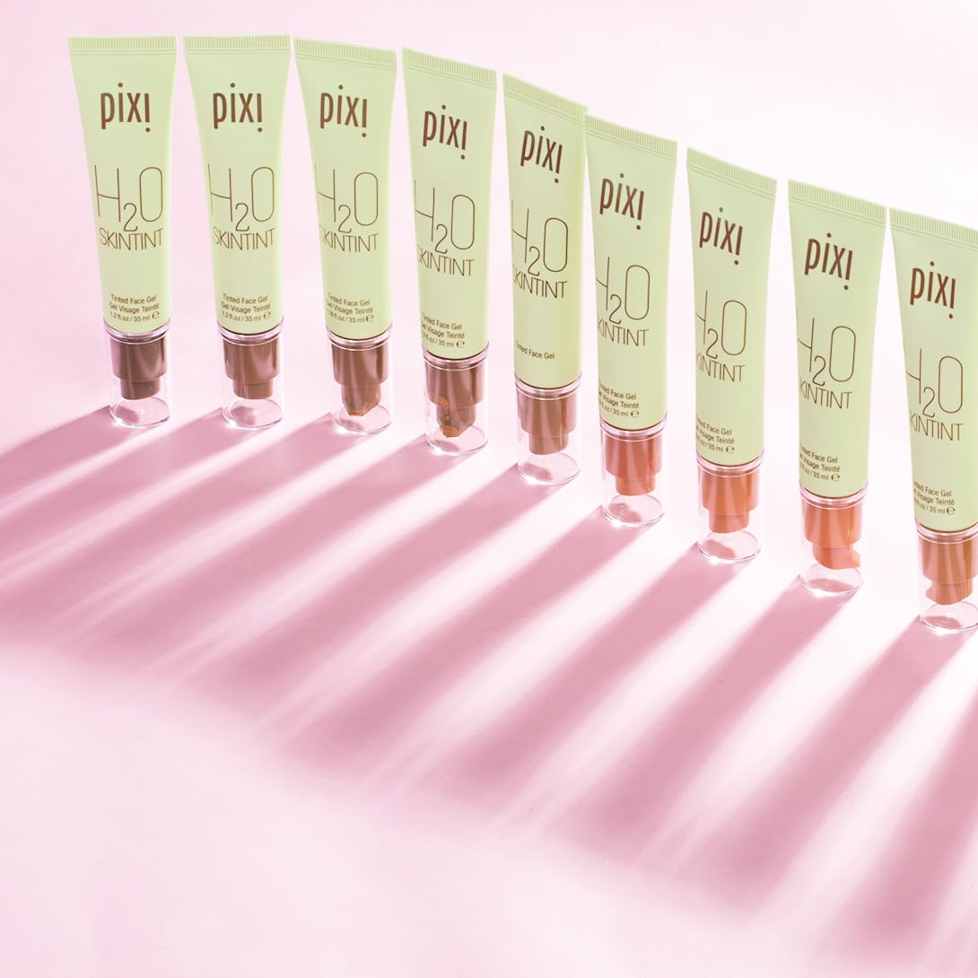Pixi H2O SkinTint glow-finish on skin enhances radiance without heaviness.