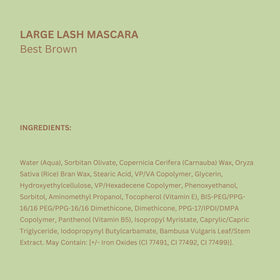 Pixi Large Lash Mascara packaging 0.4 oz compact travel-friendly size