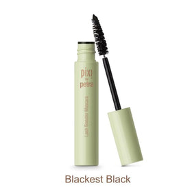 Pixi Lash Booster Mascara nourishes lashes with vitamin E.
