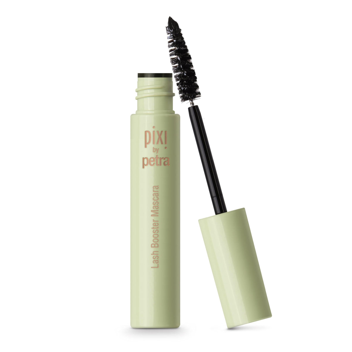 Pixi Lash Booster Mascara wand close-up for precise definition.