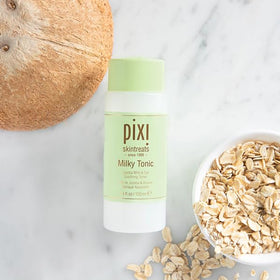 Pixi Milky Tonic ingredients Green Tea highlighting antioxidant-friendly skincare.