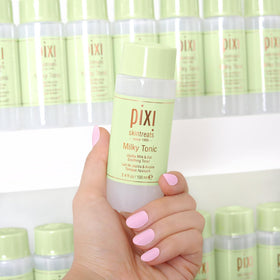 Pixi Milky Tonic shelf view ideal for daily calming skincare routine.
