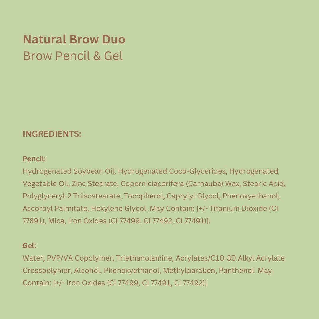 Pixi Natural Brow Duo waterproof wear on brows during activity.