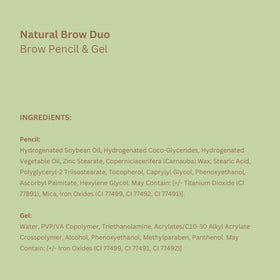 Pixi Natural Brow Duo waterproof wear on brows during activity.