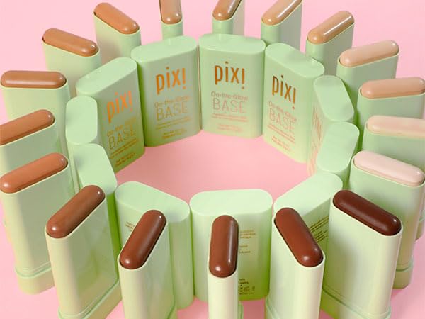 Pixi On-the-Glow Base packaging travel-friendly 0.6 oz