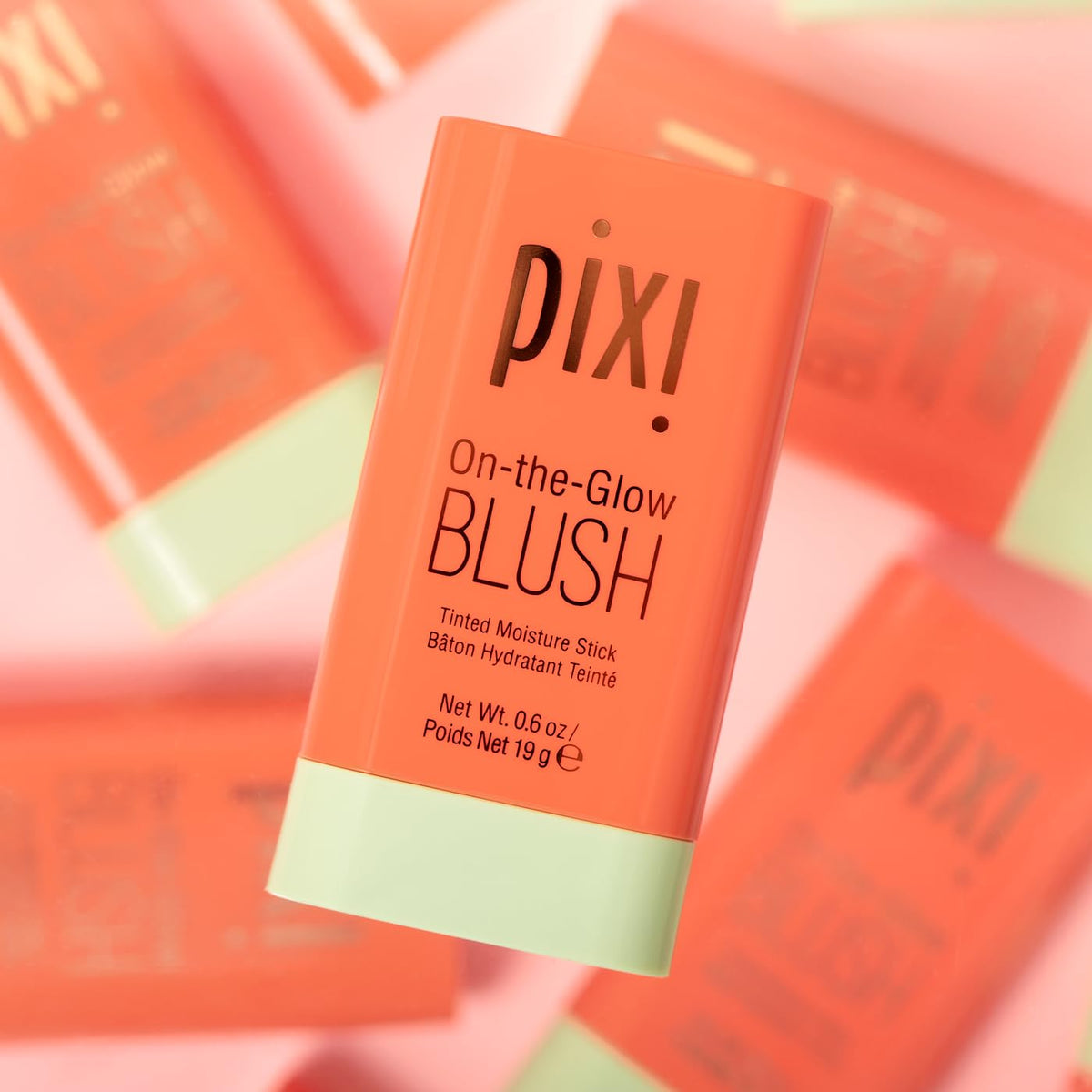 Pixi On-the-Glow Blush Stick Juicy portable compact for touch-ups.