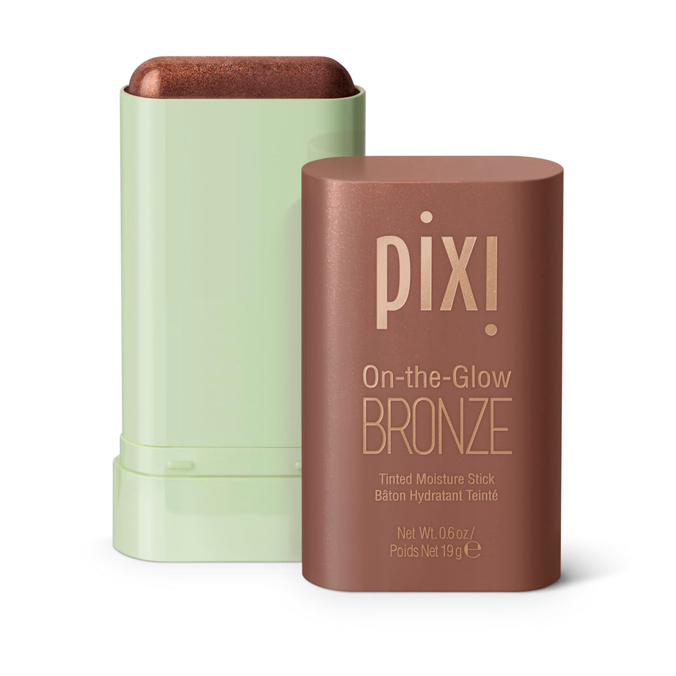 Pixi On-the-Glow BeachGlow bronzer stick ready for easy cheek and lip color