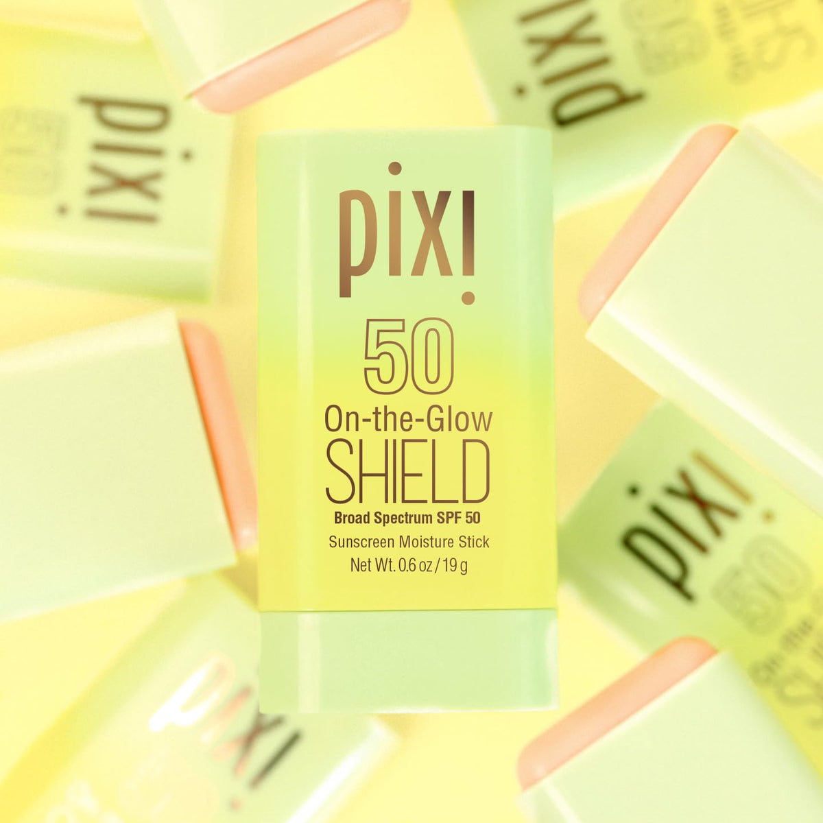 Pixi On-the-Glow Shield SPF 50 2-pack clover flower soothing skin barrier