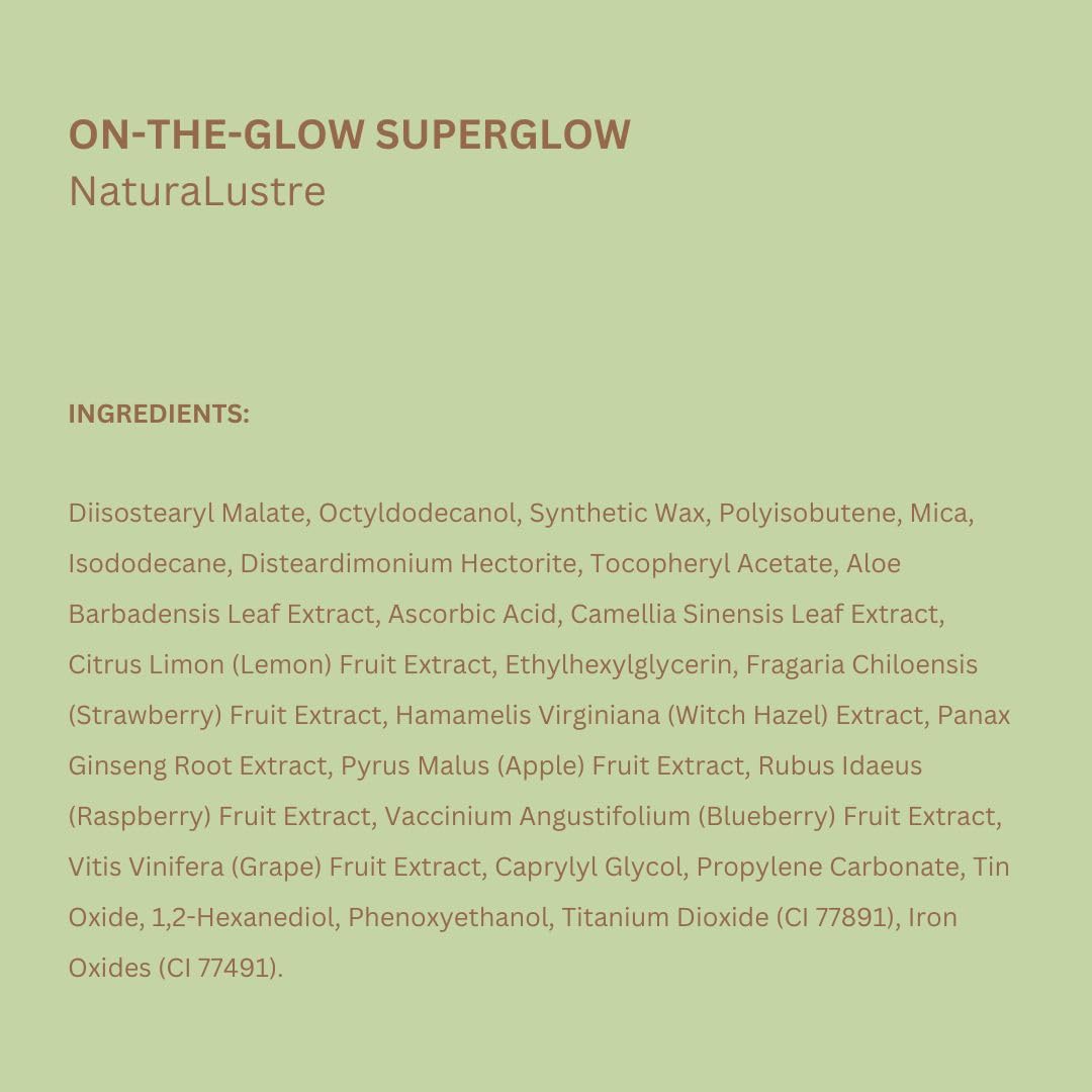 Pixi On-the-Glow NaturaLustre packaging is travel-friendly.