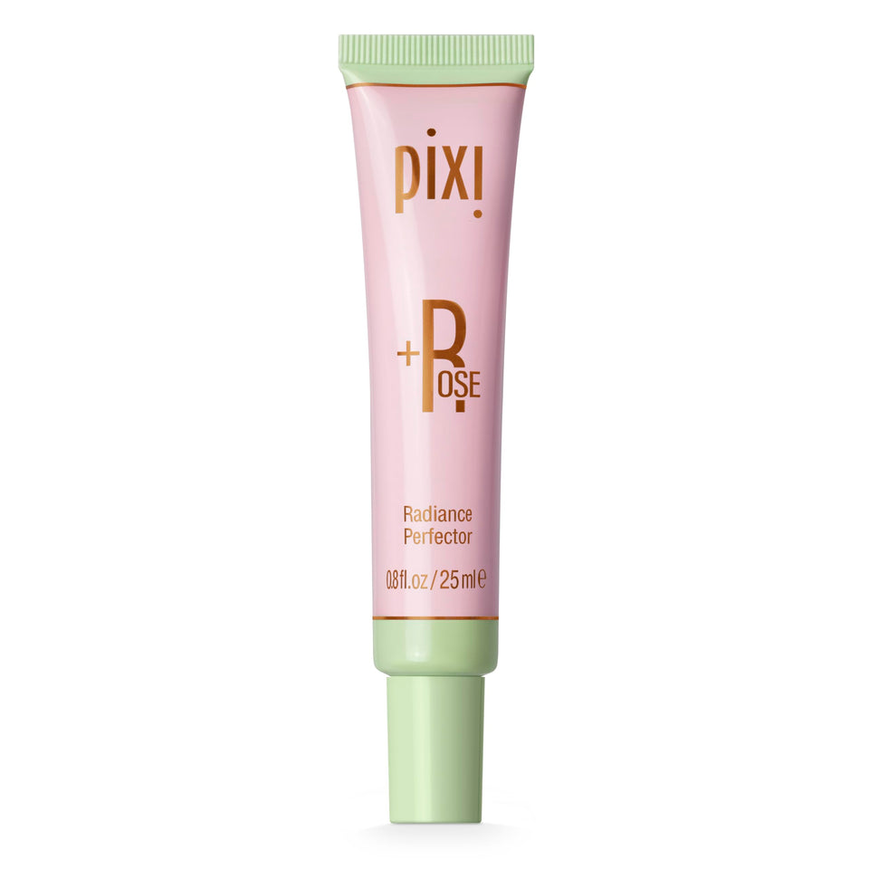 Pixi Rose Radiance Perfector bottle with rosy tint for a luminous glow.