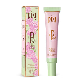 Pixi Rose Radiance Perfector rosy tint swatch on skin for even tone.