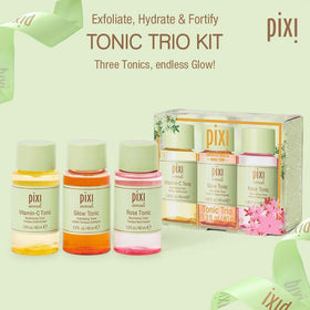 Pixi Rose Tonic bottle close-up showing hydrating rose hydrosol benefits