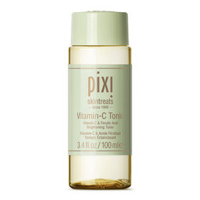 Pixi Vitamin-C Tonic bottle ready for daily brightening and skin prep.