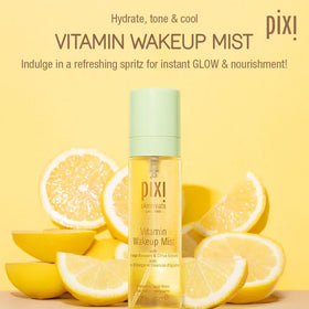 Pixi Vitamin-C Wakeup Mist spray action cools and refreshes skin