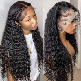 Pizazz 13x4 HD lace-front wig with baby hair for a natural hairline and flexible part.