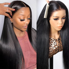 Pizazz 13x6 straight glueless wig with natural look