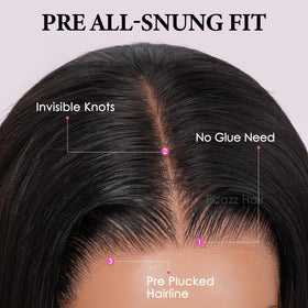Pizazz 13x6 wig glueless drawstring for secure, fast wear.