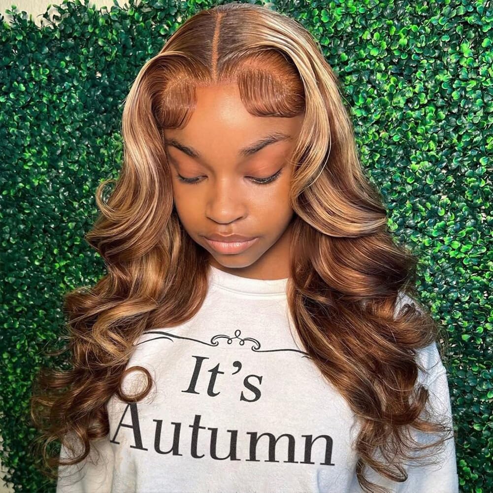 Pizazz Honey Blonde Lace Front Wig with a natural-looking hairline for everyday wear.