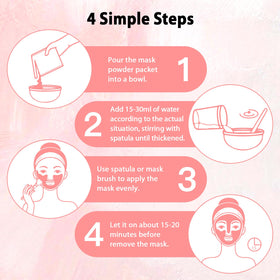 Pjordo Collagen Jelly Mask Powder supports skin firmness and surface smoothness.