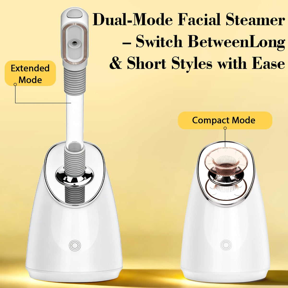 Pjordo convenient compact design fits neatly on a vanity for daily use.