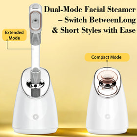 Pjordo convenient compact design fits neatly on a vanity for daily use.
